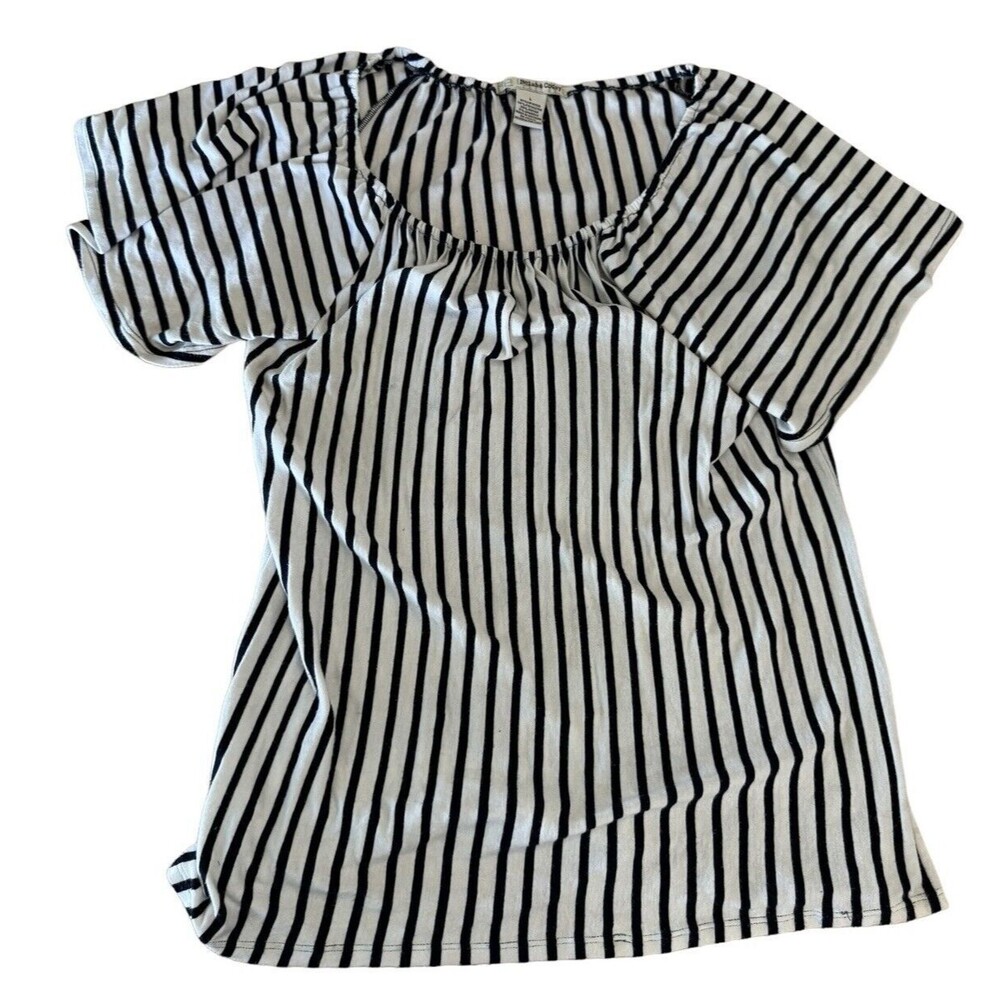 Black‎ And White Stripe Belah & Codey Top Size Large